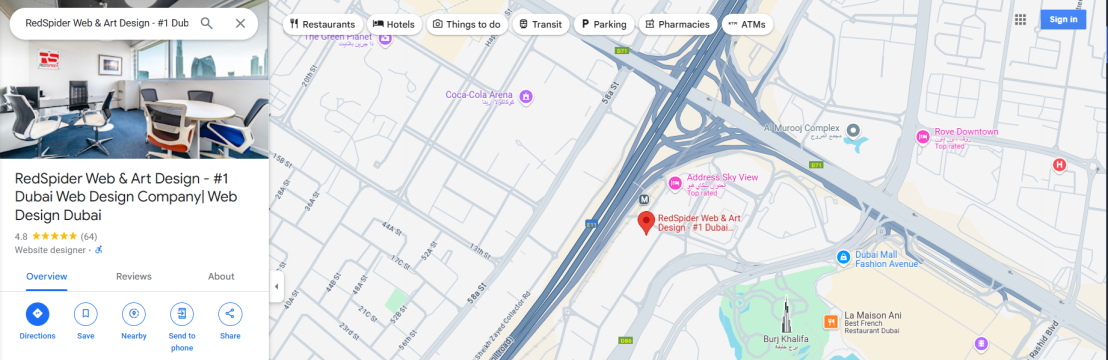 RedSpider Web and Art Design