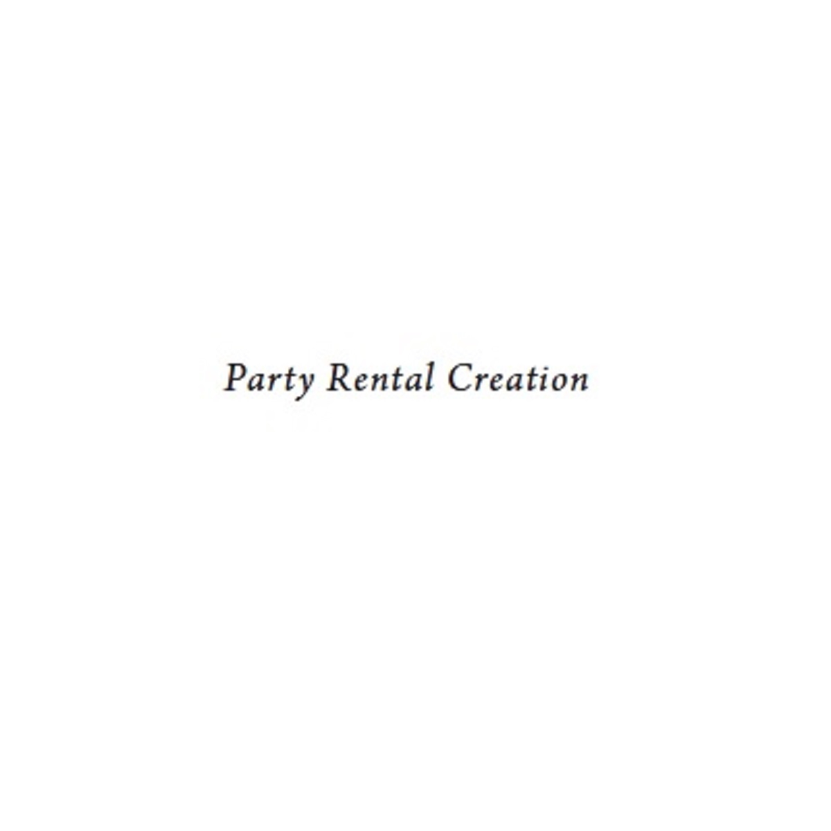 Party Rental Creation