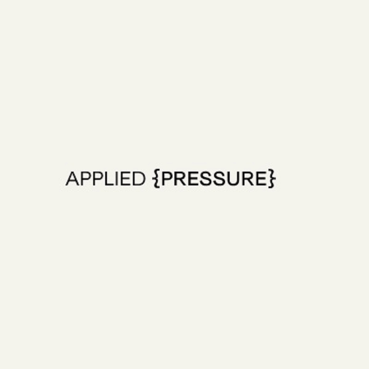 Applied Pressure